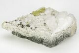 Green Titanite (Sphene), Feldspar, Calcite & Muscovite - Pakistan #209283-2